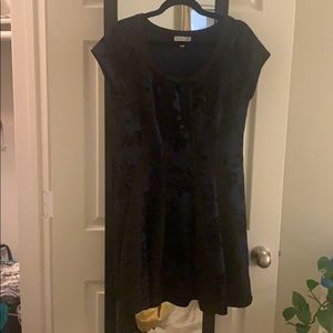 Dark blue and black dress